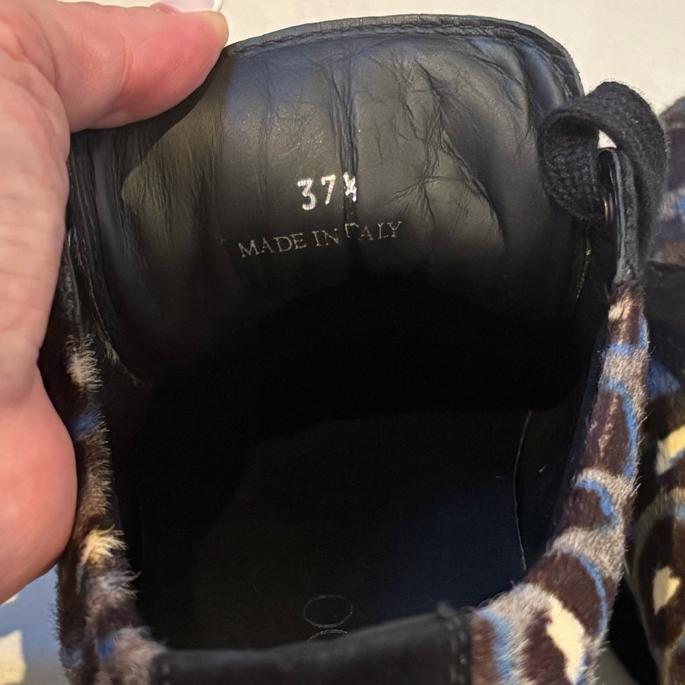 Like New! Jimmy Choo Pony Hair Sneakers - Picture 7 of 9
